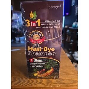 3 In 1 Hair‎ Dye and Color Shampoo, Golden Brown, 16.9 Fl Oz - Instant Herba...